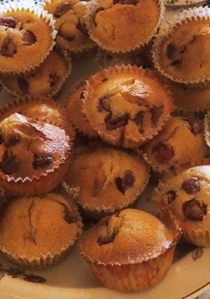 Epres muffin recept fotója
