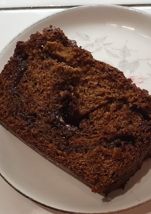 Una foto de Pan de plátano con crema de avellanas