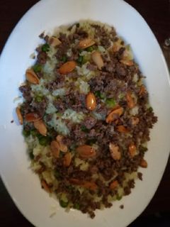 صورة لوصفة أرز بالبازلاء