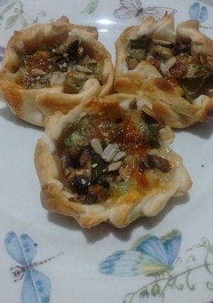 Una foto de Canastitas de champiñón 🍄