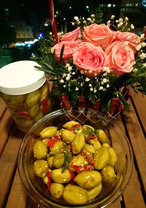 Hình của món Cà na dầm chua ngọt.