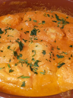 Una foto de Bacalao en salsa
