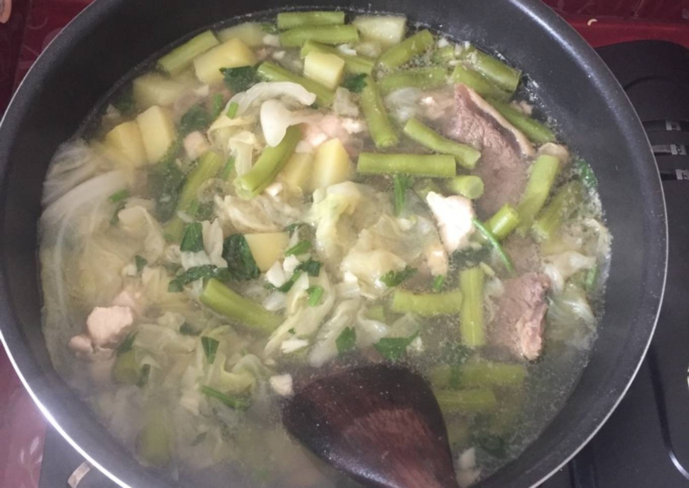 Sayur sop iga dan ayam ala lia