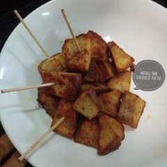 A picture of Peri peri masala yam.
