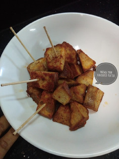 A picture of Peri peri masala yam.