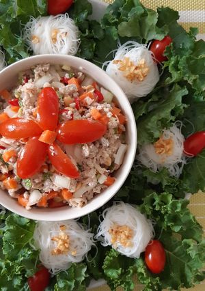 รูปของ "เมี่ยงผักเคล" Special Menu with "Kale" Queen of Vegetables🍀👸