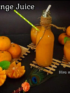 A picture of FRESH ORANGE JUICE...!!.