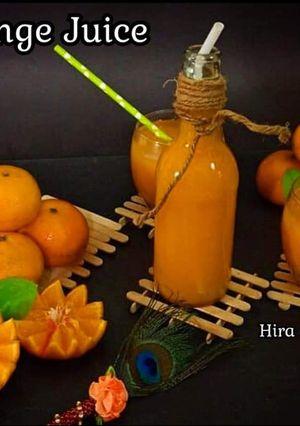 A picture of FRESH ORANGE JUICE...!!.