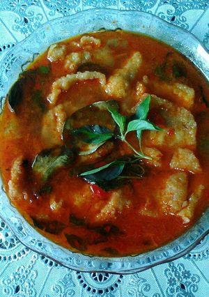 Foto resep Asem - Asem Tahu Kulit Kuah Kemangi