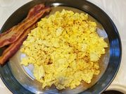 A picture of scrambled egg