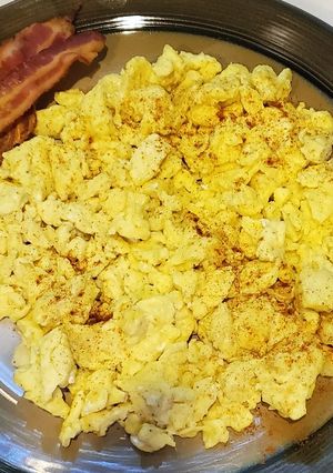 A picture of Title: Best Scrambled Eggs Ever.