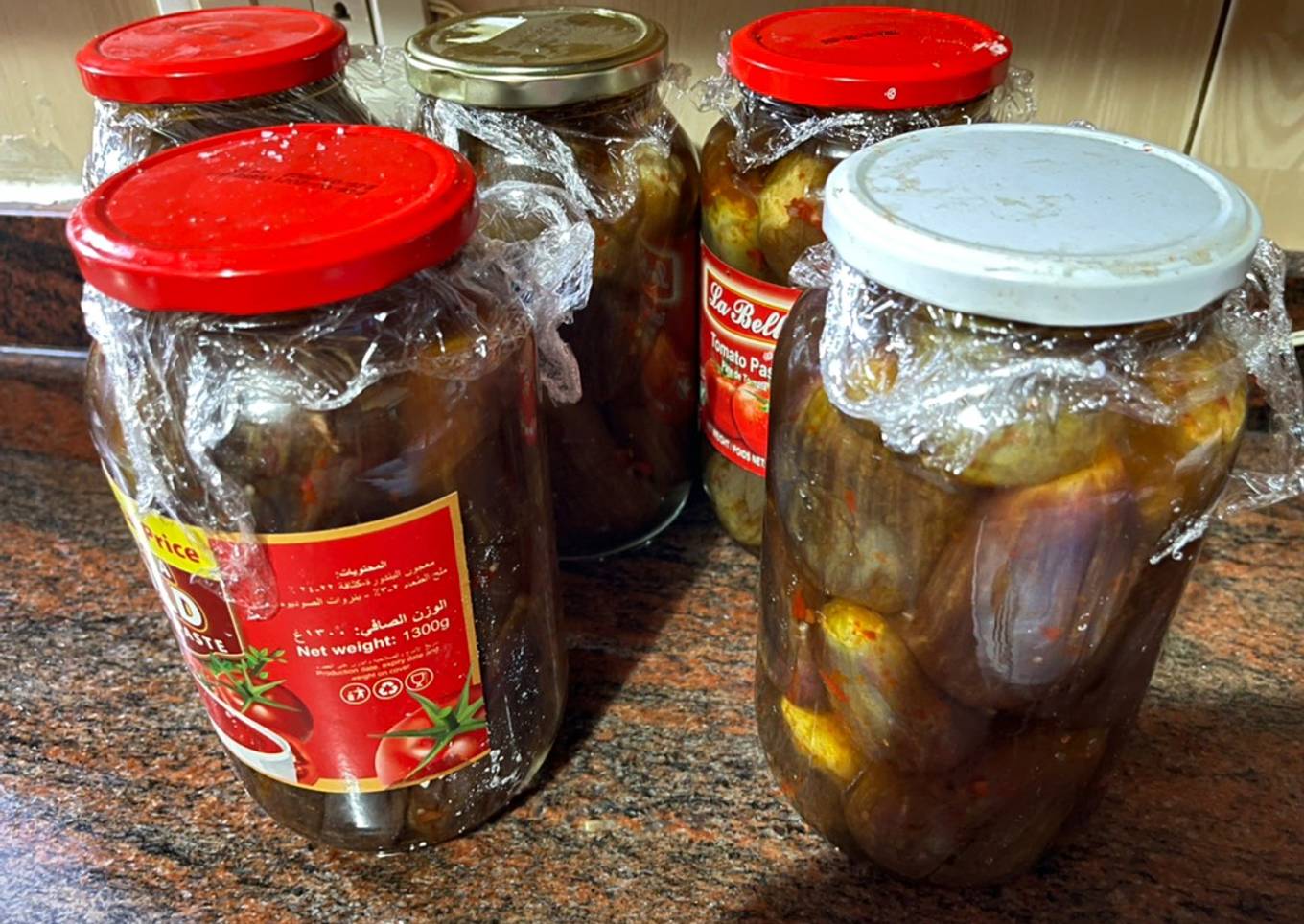 Spicy Pickled baby Aubergine - Mama’s way
