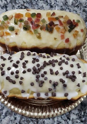 Una foto de Budín navideño