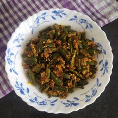 A picture of Bhindi Fry.