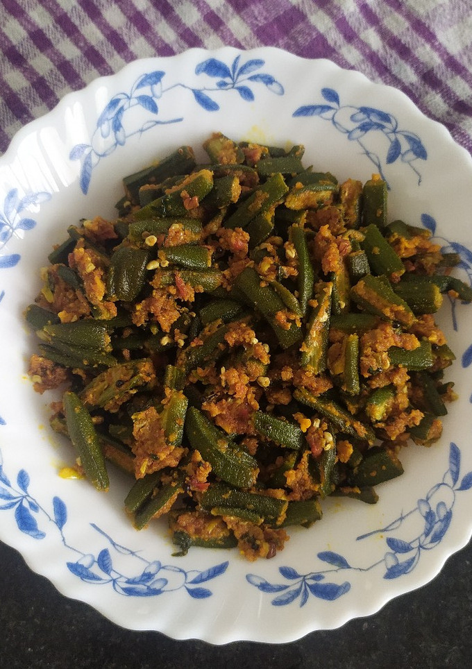 A picture of Bhindi Fry.