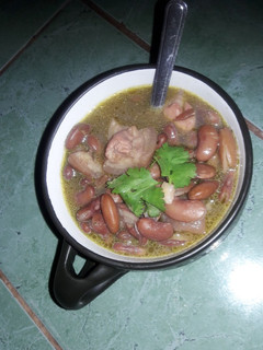 Una foto de Frijoles con tocino