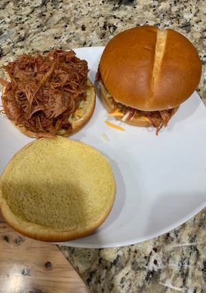 A picture of Smoked Pulled Pork.