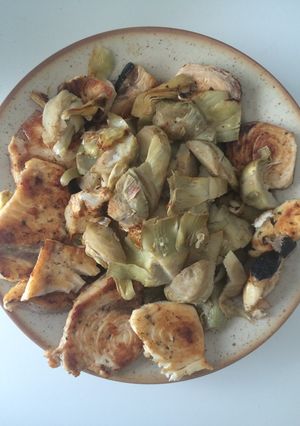 Foto principal de Pez espada con alcachofa a la plancha