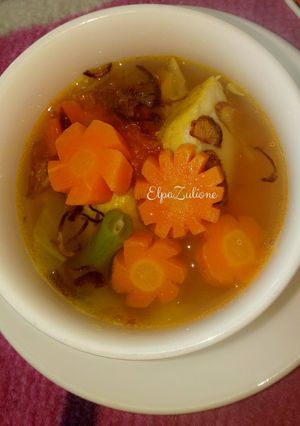 Foto resep Sup ayam goreng