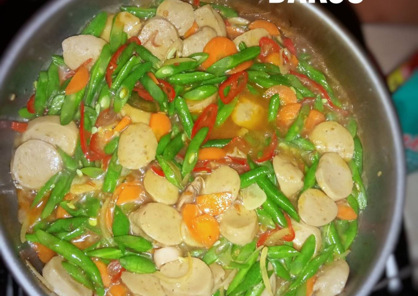Tumis Buncis Bakso