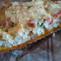 Una foto de Tarta de pollo y zapallo