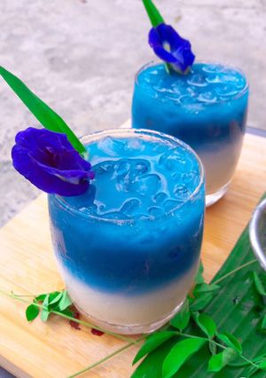 A picture of Ice Milk Butterfly pea.