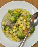 Canh sườn hạt sen tốt cho mẹ bầu