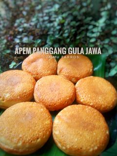 Foto resep Apem panggang gula jawa