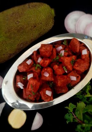 A picture of Raw jackfruit fritters.