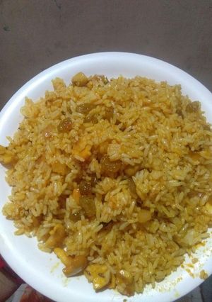 केसरिया राइस (Kesariya rice recipe in Hindi) रेसिपी मुख्य फोटो