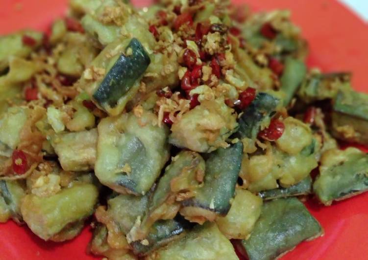 Resep: Terong cabai garam yang Enak!