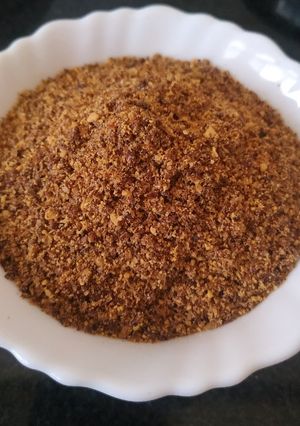 A picture of Flax seeds chutney.