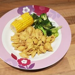 A picture of Vegan mac n cheese.