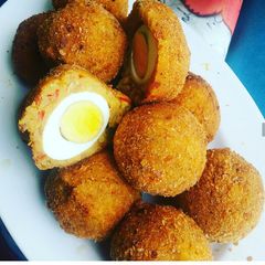 A picture of Potatoes scotch egg.