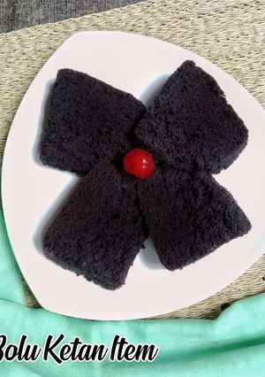 Foto resep Bolu Ketan Item Kukus