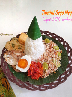 Foto resep 681. Tumini Sego Megono Spesial Kecombrang