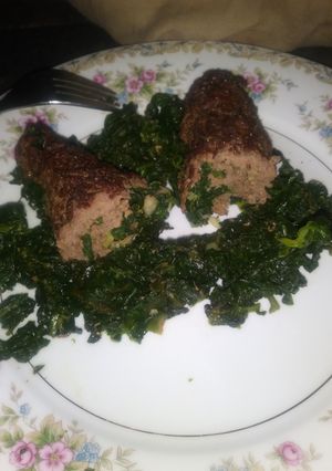A picture of Anita's Stuffed Steak.