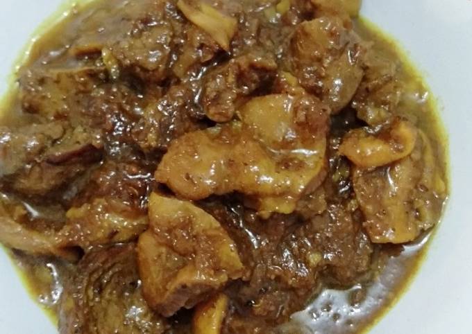 Semur Ati Ampela ala babang buryam