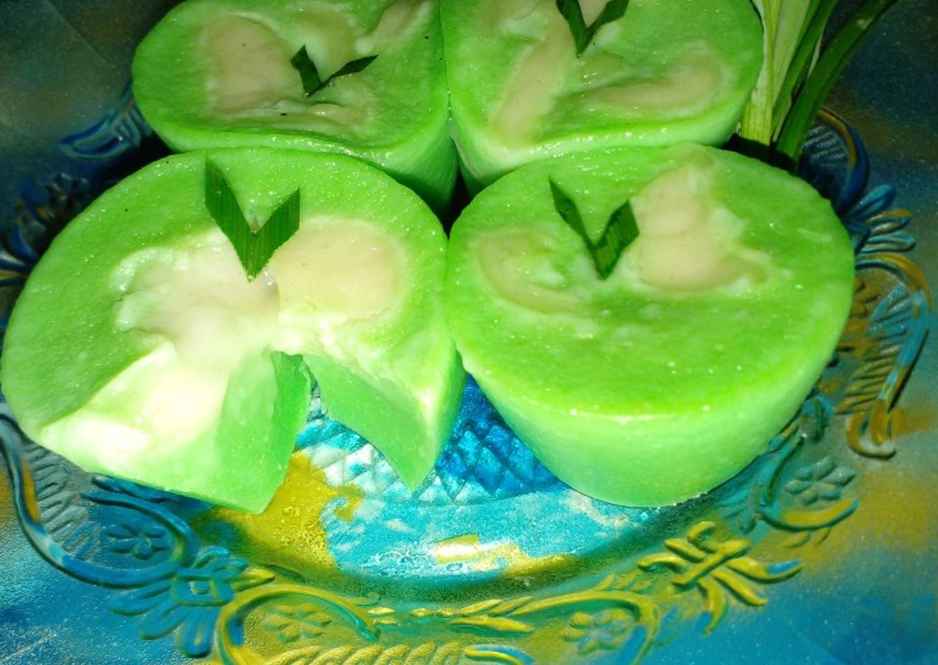Kue cantik manis pandan simple