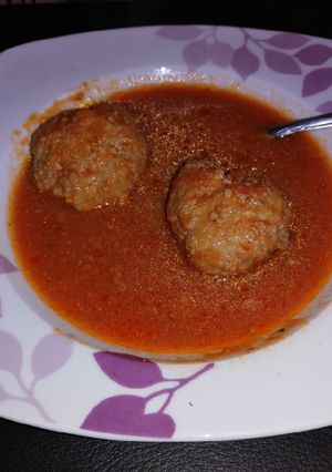 A picture of Meatballs in Chipotle Sauce.