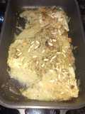 Bacalao con rossinyols y cebolla