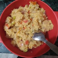 A picture of Suji upma.
