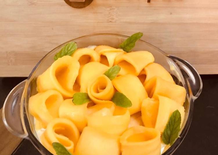 How to Prepare Speedy Creamy Mango Dessert