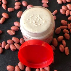 A picture of Homemade peanut butter.