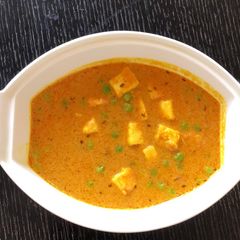 A picture of Matar paneer(Green peas & Cottage cheese).
