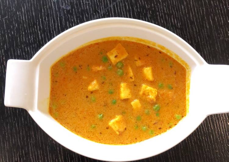 Recipe of Quick Matar paneer(Green peas &amp; Cottage cheese)