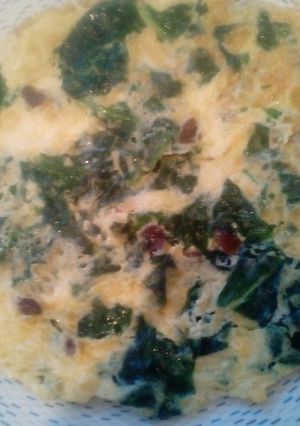 Foto principal de Tortilla de espinacas con pasas