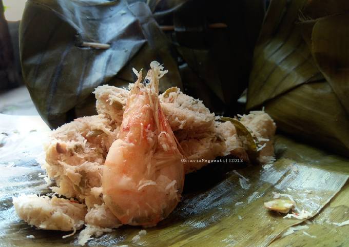 Resep Botok Tempe Udang Anti Gagal