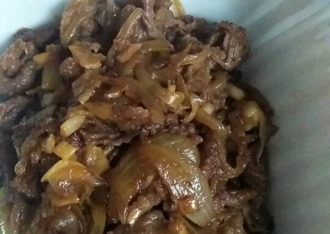 002. Daging Teriaki ala Yoshinoya