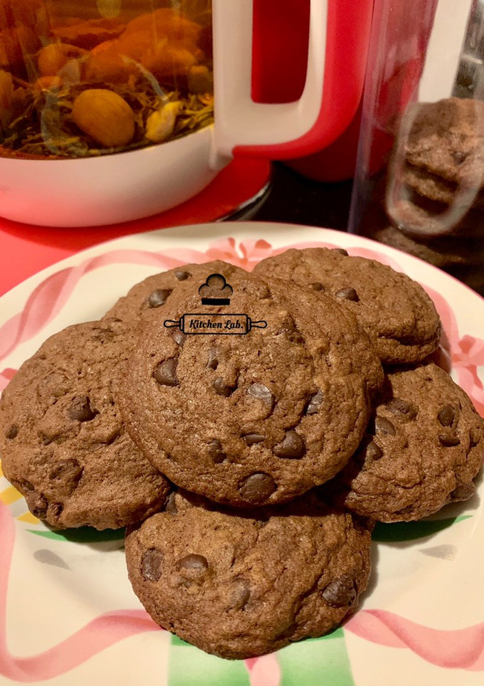 Foto resep Double Chocolate Chip Cookies